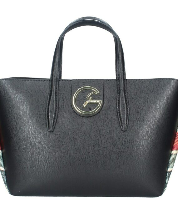 BORSA A MANO IN PELLE NERA