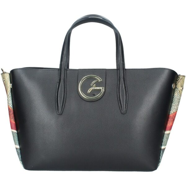 BORSA A MANO IN PELLE NERA