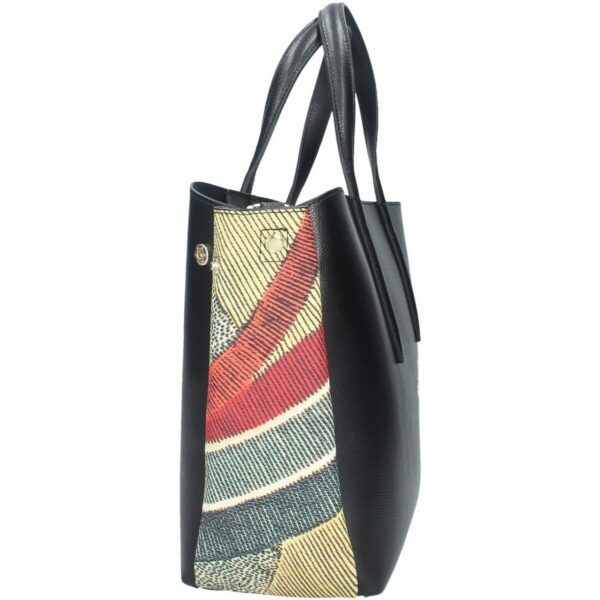 BORSA A MANO IN PELLE NERA