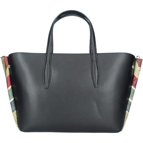 BORSA A MANO IN PELLE NERA