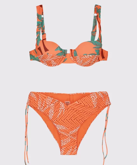 BIKINI CON FERRETTO E SLIP AMERICANO COPRENTE EXOTIC