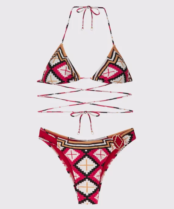BIKINI TRIANGOLO E SLIP FISSO GUARDA PAMPA