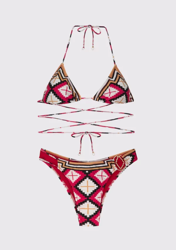 BIKINI TRIANGOLO E SLIP FISSO GUARDA PAMPA