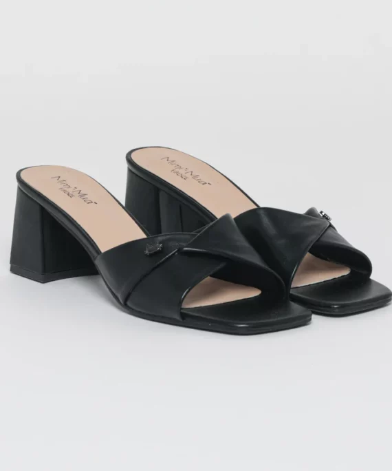 SCARPE CIABATTE NERO