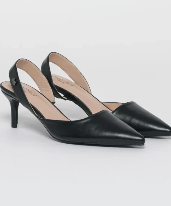 SCARPE SANDALO TACCO NERO