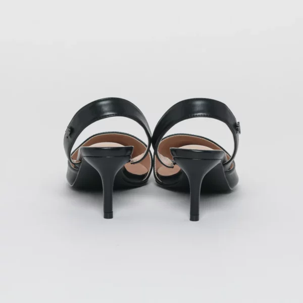 SCARPE SANDALO TACCO NERO